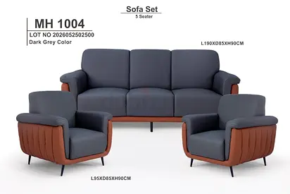 Brand new Pu Five setaer office Sofa set Available