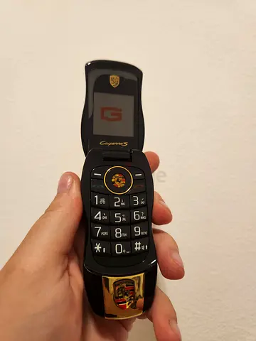 Porsche Cayenne S Key Shaped Flip Phone – Novelty / Collector's Mini Feature Phone