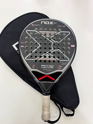 NOX AT10 Genius Luxury Series Padel Racket with Padel Case Bag