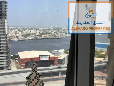 غرفتين وصالة بإطلالة بحرية في أبراج الهورايزون | مساحة كبيرة، 3 حمامات، بلكونة، تشطيبات ممتازة، تكييف مركزي وموقع حيوي