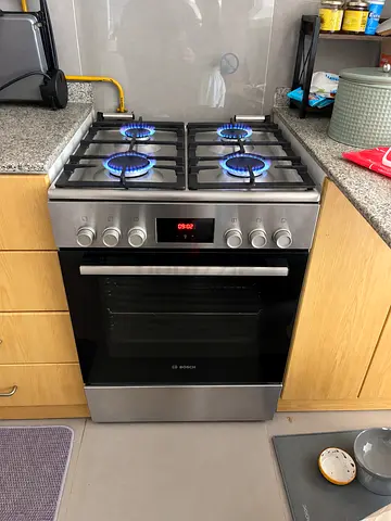 Bosch gas with electric oven stove like new perfect working 60/60cm free delivery with warranty