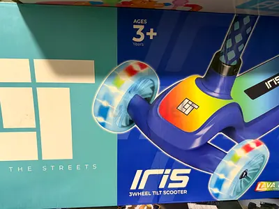 Iris 3-Wheel Tilt Scooter for Kids (Ages 3+)
