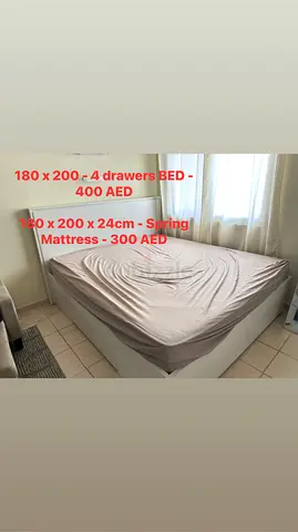 Home Box Frankfurt king bed and Mattress