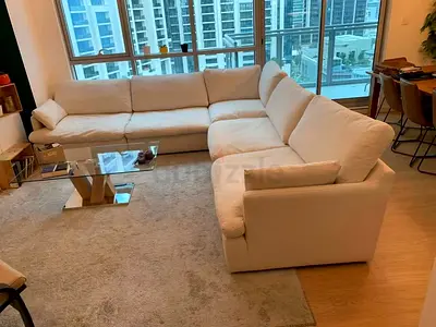 Perfect condition Home centre Swin Feather filled sofa
