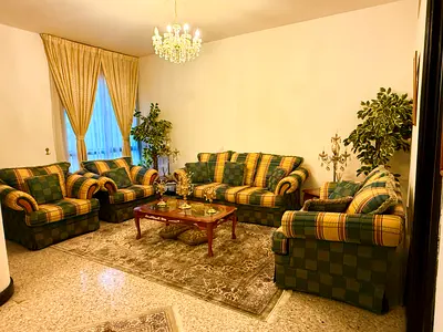 Classic 7-Seater Sofa Set (3+2+1+1) – AED 1,000