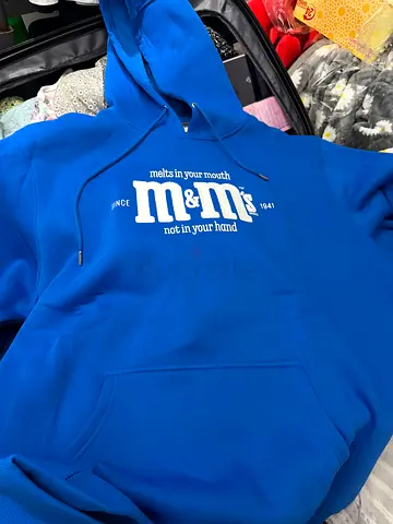 Blue M&M's Branded Hoodie - Size 2 XL Good Condition brand new original from London still have tag