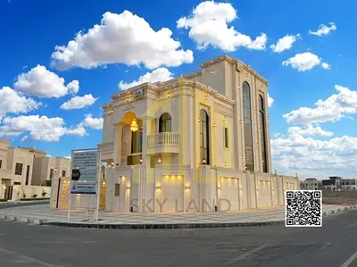 Luxury villa - 3 floors - registration fees included - in a good location - close to all services - excellent finishing - the best in Ajman
