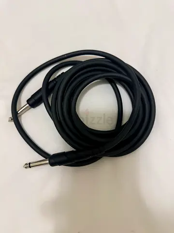 1/4" TS Instrument Cable - 3m (Guitar/Audio) - Good Condition