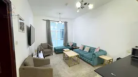 Elegant Furnished 1 Bedroom Apartment with Clean Furniture 2 Bathrooms Balcony and Ready to Move In