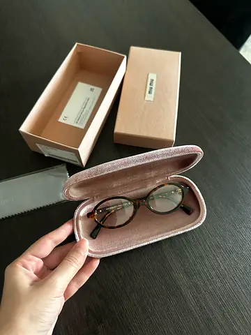 Miu Miu MU 01XV Honey Havana Eyeglasses – New – Size 50