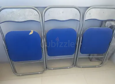 Set of 3 Sturdy Folding Chairs