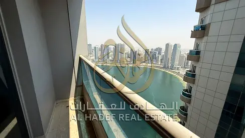 🌊 Prime Front-Corner Apartment Directly on Al Mamzar Lake — 3 Bedrooms + Living Room with Master Bedroom & Master Maid’s Room — 176 SQM — Vacant & Re