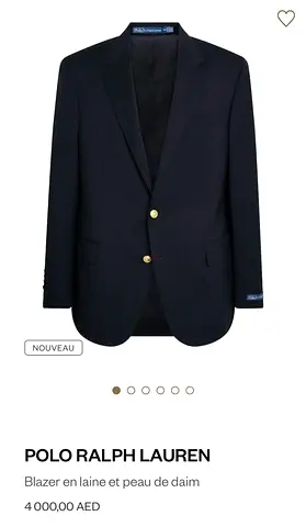 Polo Ralph Lauren Navy Wool Blazer - Classic Two-Button