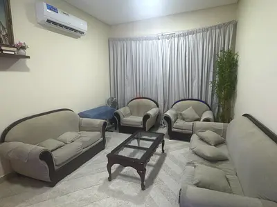 3-piece sofa set with armchairs and good condition