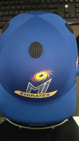 Mumbai Indians Emirates Cricket Helmet - Blue merchandise