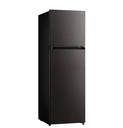 Midea Double Door Refrigerator In Dark Grey Finish WARRANTY till Sep 2028