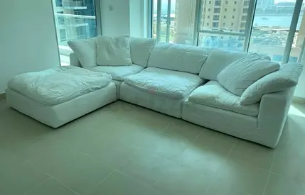 Marina Home Luscious feather 🪶 filled modular sofa with footstool