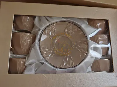 Porcelain Coffee set with cups and saucers 6 pcs - unused in box