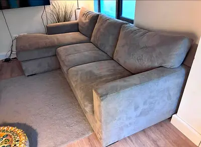 Crate&barrel axis L shape sofa