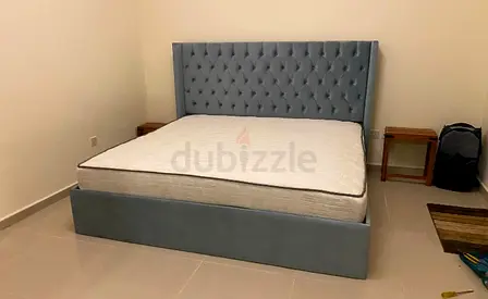 Brand New High Quality Cotton fabric king Bed Available