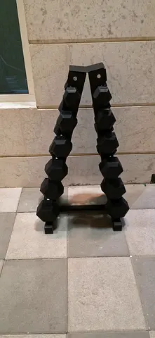 Hex dumbells set 2.5 kg too 15kg