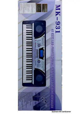 MK Electric Keyboard 61 keys (MK-931) - Brand new