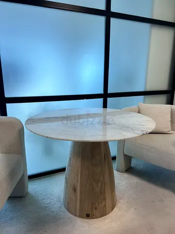 Marina Home wood & marble table