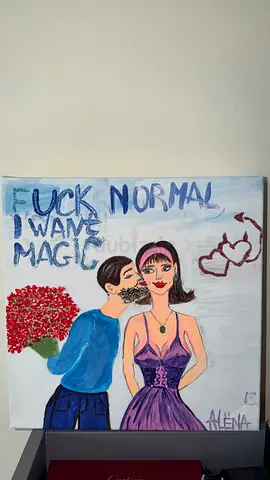 Original Pop-Art Acrylic Painting 'I Want Magic' 🪄