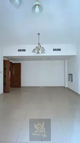 Master Bedroom and Living Room for Annual Rent in Sharjah | Direct Sea View | Free AC, Parking and Maintenance