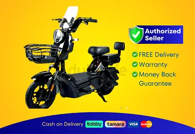 Wind Horse Electric Scooter 500W 45KM Range 40KM Speed, M6 - Grey | New | Warranty | FREE Delivery