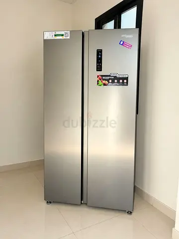 Samsung Side-by-Side Refrigerator - Stainless Steel, Good Condition