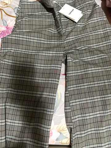 Topshop grey barrel trousers brand new with tag size UK 8 (euro 36) small