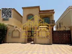 Luxury 5-Master-Bedroom Villa for Annual Rent in Al Muwaihat | 2 Living Areas, Formal Majlis, & Maid