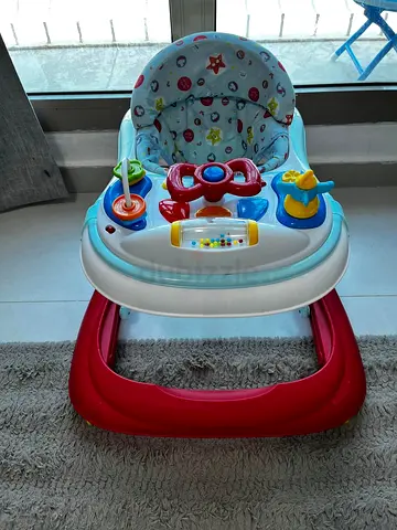 Baby walker with activity tray - good condition