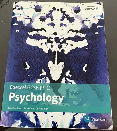 Edexcel GCSE (9-1) Psychology textbook by Pearson (Christine Brain, Anna Cave, Karren Smith)
