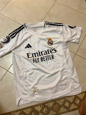 Real Madrid Adidas Home Football Jersey (Size S)