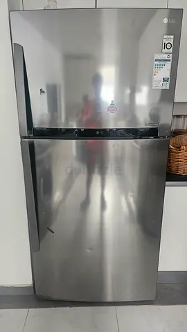 LG Stainless Steel Refrigerator - 2-Door,(Good Condition)