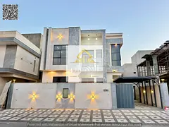 Super-deluxe residential/investment villa in Al Zahia, Ajman; features a marble façade. Freehold ow