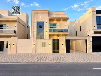 Luxury villa - 3 floors - registration fees included - in a good location - close to all services - excellent finishing - the best in Ajman