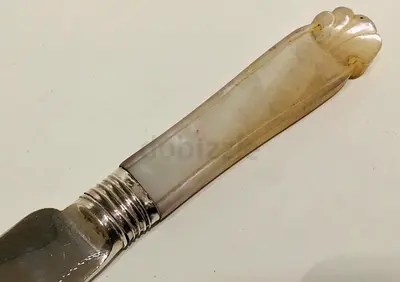 Vintage Mother-of-Pearl Handle Knife (Collectible Cutlery Piece)