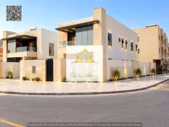 Modern villa, corner lot on two streets, large land area 5000 sq ft, close to Sheikh Amma Street, fr
