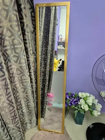 Full-Length Gold Framed Standing Mirror - Excellent Condition