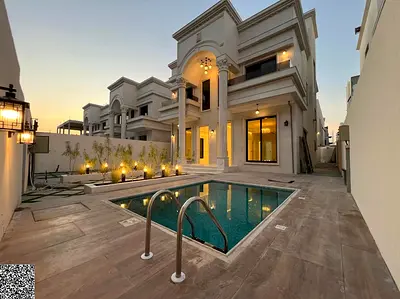 Classic-style villa for sale (4,000 sq. ft.) featuring two floors, a rooftop terrace, and a swimming pool. The price includes registration and title t