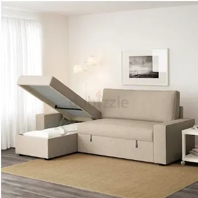 Brànd new beige colour 3 seater Sofa bed