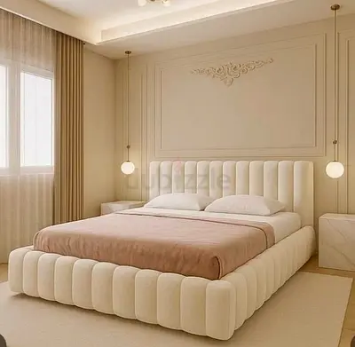Brand New High Quality Cotton fabric Queen Bed Available