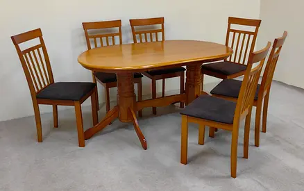 Solid wood Dining Set 6 Seatr New For Sale