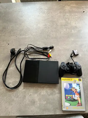 Ps2 slim With all accessories in with one cd Japanese