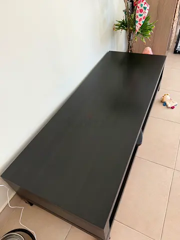 Ikea LACK black brown TV Stand