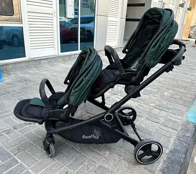 Baby twin stroler