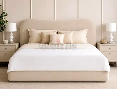 Brand New High Quality Cotton fabric Queen Bed Available